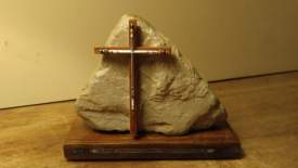 Cross and rock