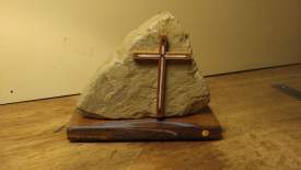 Cross and rock