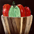 Daily Apple In Wood Bowl