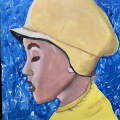 Girl In Yellow Hat... companion piece to Girl In Blue Hat