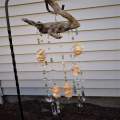 Shell and crystal suncatcher