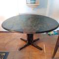 Black drop leaf Tree Table