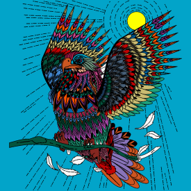 Rainbow Falcon 