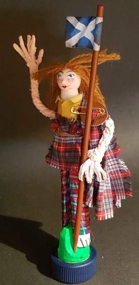 Peglanders, Scottish Peg-dolls, Souvenirs, Keepsake, Ornament,