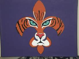 Tiger Fleur-de-Lis