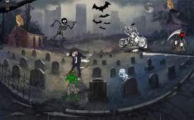 Spooky grave yard