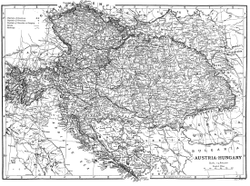Detailed Map Of Austria-Hungary