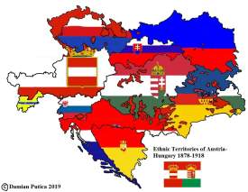 Ethnic Map Of Austria-Hungary (distributed in my take)