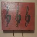 Music Note Key Rack