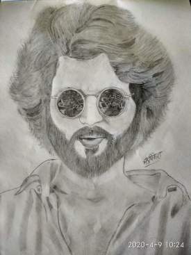 #ArjunReddy #VijayDevarkonda Sketch 