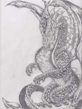 sitting dragon