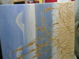 seascapes  of wild wheat