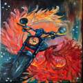 Fire & metal, a rider's dream