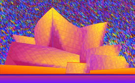 Disney Hall in Technicolor 2