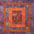 Orange and Purple Batiks