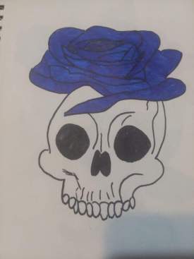 Flower child? or Flower skull