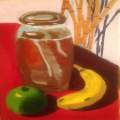 Still life with jar