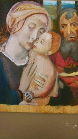 Copy of Gerard David's Holy Family