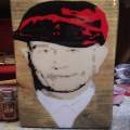 Ed Gein Acrylics on Wood Hand painted Pop Art Infamous Series Collection
