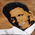 Sidney Poitier Acrylics on Wood Hand painted Pop Art