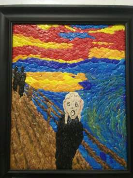 The Scream Edvard Munch Rendition 