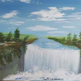 Waterfall Scene