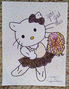 Cheerleader Hello Kitty 