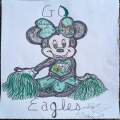 Minnie Mouse Philadelphia Eagles Cheerleader 