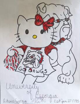 UGA Hello Kitty 