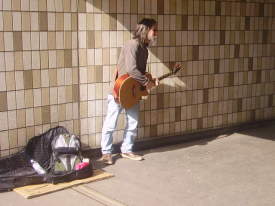 The Solitary Busker