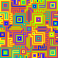Symmetry Pattern Color Abstract 1-'22