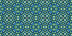 Green and Blue Medallions 4-'21 