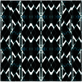 Black, Blue and White Pattern 6-'23