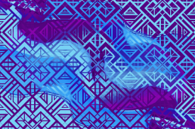 Blue and Purple Pattern 7-'21