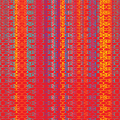 Red Shapes and Color Pattern '21