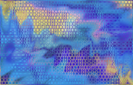 Hexagonal Line Rows Pattern 9-'22