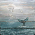 Whale pallet art