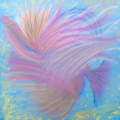 Fish Abstract Pastel Drawing