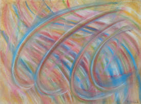 P17 Abstract Pastel Drawing