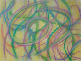 P20 Abstract Pastel Drawing