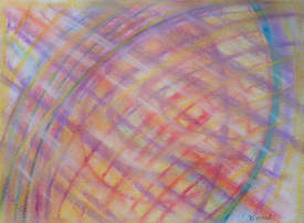 P24 Abstract Pastel Drawing