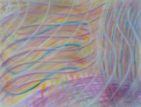 P29 Abstract Pastel Drawing