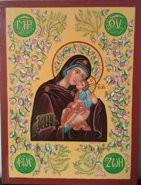 Theotokos with Flowers