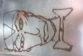 My chocolate art (at work)