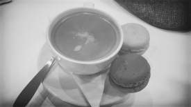 My black and white photo (La Macaron, Westshore Plaza)