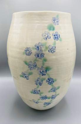 Blue Orchid Vase