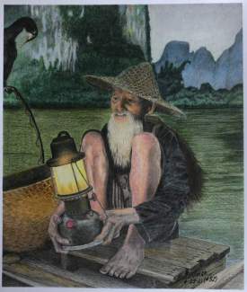 Chinese Cormorant Fisherman