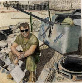 Vietnam Warrior Relaxing