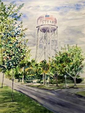 Stuart water tower