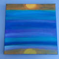 Original Abstract Painting - Sun Up Sun Down